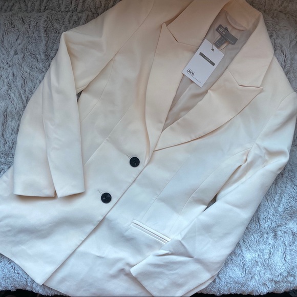 ASOS Petite Ivory Blazer NWT - Picture 2 of 7